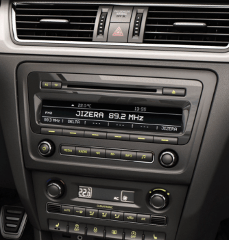 Переходная рамка для установки автомагнитолы Carav 22-1097 SKODA Rapid (Spaceback) 2013+ 9"