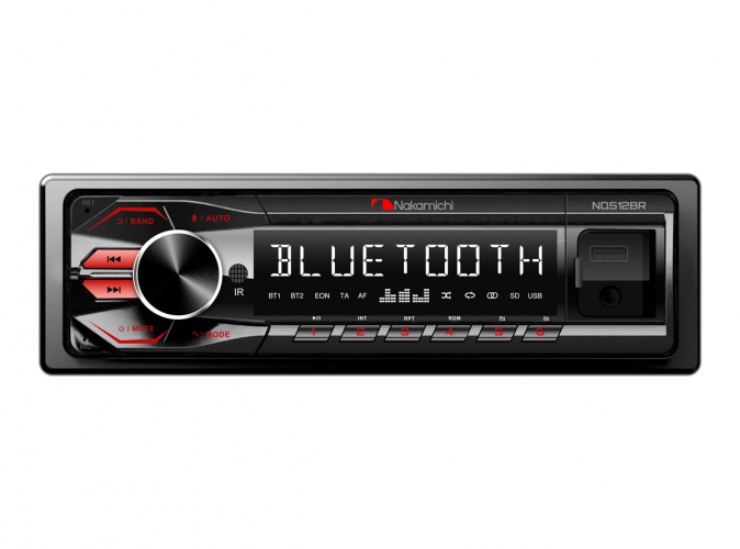 Магнитола (головное устройство) 1Din Nakamichi NQ512BR