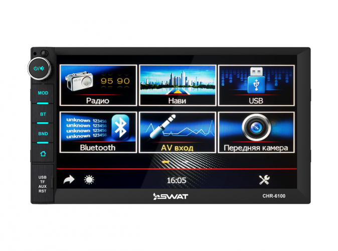 Магнитола (головное устройство) 2Din SWAT CHR-6100