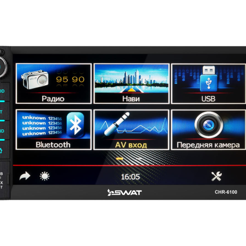 Магнитола (головное устройство) 2Din SWAT CHR-6100