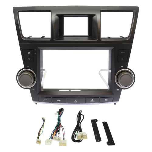 Установочный комплект Wide Media 9" для Toyota Highlander 2007-2013 c кнопкой авар. останов.