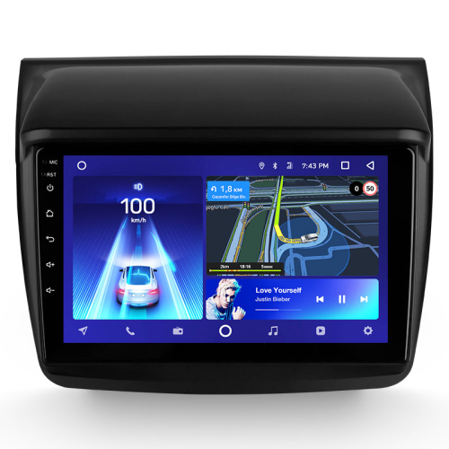Штатная магнитола Teyes Тиайс CC4L with DTS® Audio 6+64G Mitsubishi Pajero Sport 2 / L200 / Triton 2008-2016 9"