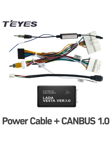 Проводка Teyes в LADA VESTA new Canbus