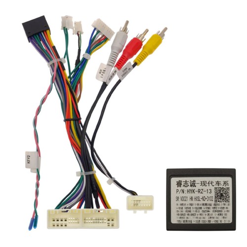 Комплект проводов для установки в Hyundai, Kia 2010+ (основной, антенна, CAN, CAM 16 pin)