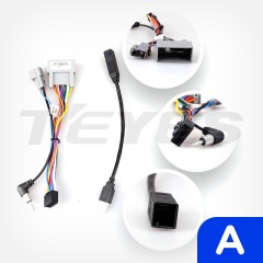 Штатная магнитола Teyes CC3 2K 360° Honda Jazz 3 2015-2020 / Fit 3 GP GK (Right hand driver) 2013-2020 9" (Вариант А) авто без камеры заднего вида