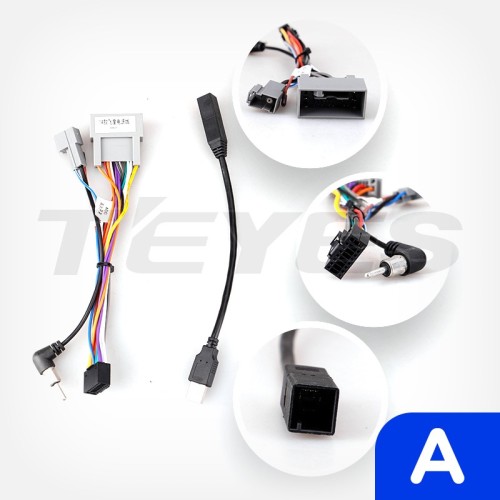 Штатная магнитола Teyes CC3 2K 360° Honda Jazz 3 2015-2020 / Fit 3 GP GK (Right hand driver) 2013-2020 9" (Вариант А) авто без камеры заднего вида