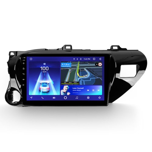 Штатная магнитола Teyes X1 Wi-Fi Toyota Hilux Pick Up AN120 2015-2020 10.2" (Left hand drive)