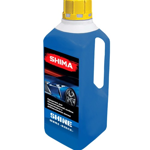 Shima Shine - шампунь с добавлением воска для бесконтактной мойки авто 1 л