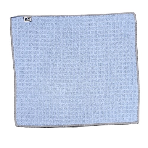 Dry Monster Big Waffle - микрофибра вафельная 35х40см, 300гр/м, голубой