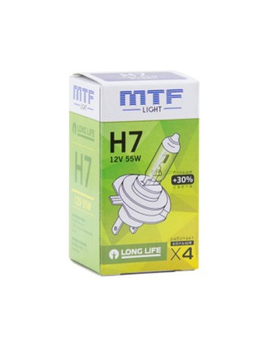 Галогенная автолампа MTF Light H7 2900K 55W 12V (1шт)