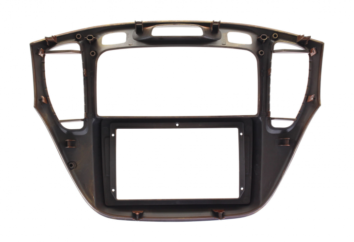Рамка для установки в Toyota Highlander, Kluger 2000-2007 9" дисплея (орех,для авто без монитора)