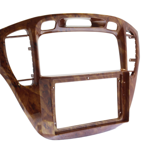 Рамка для установки в Toyota Highlander, Kluger 2000-2007 9&quot; дисплея (орех,для авто без монитора)