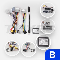 Штатная магнитола Teyes CC3 2K 360° Honda Jazz 3 2015-2020 / Fit 3 GP GK 2013-2020 (Left hand drive) 9" (Вариант В)