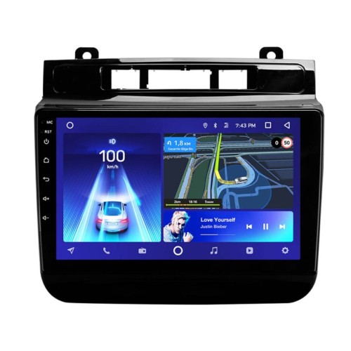 Штатная магнитола Teyes CC3 2K Volkswagen Touareg FL NF 2010-2018 9" (Вариант B) авто с CD чейнджером в бардачке