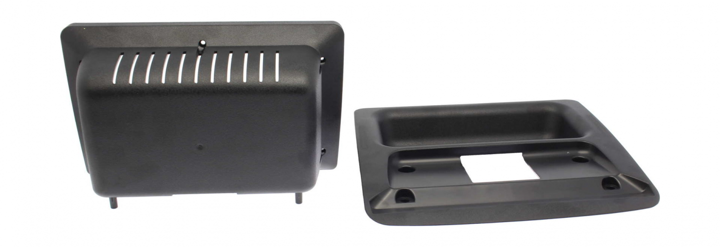 Рамка для установки в Mitsubishi Pajero Mini 1998 - 2008 9" дисплея (в замен верхнего кармана)