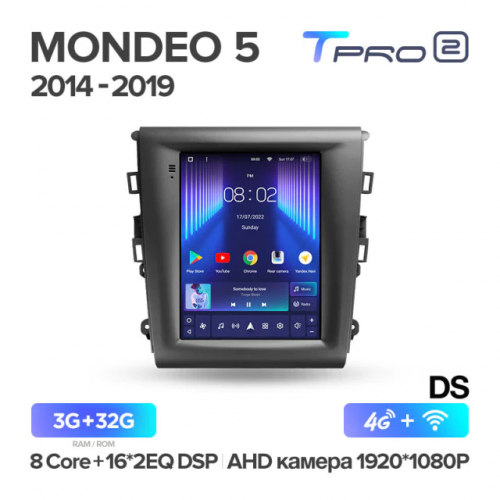 Штатная магнитола Teyes TPRO 2 Ford Mondeo 5 DS 2014-2019