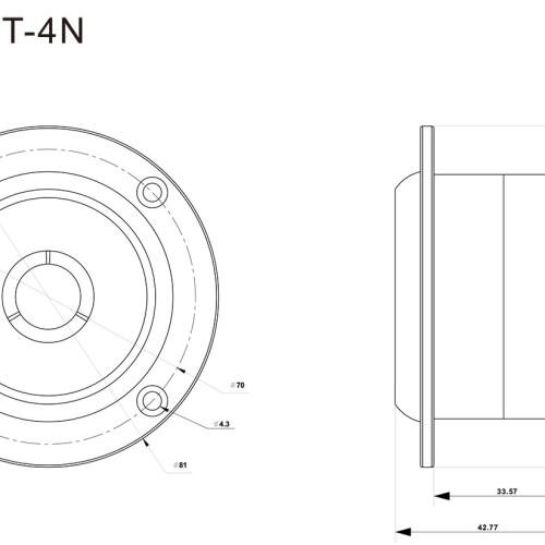 Рупорный динамик SWAT SBT-4N Pro (пара)