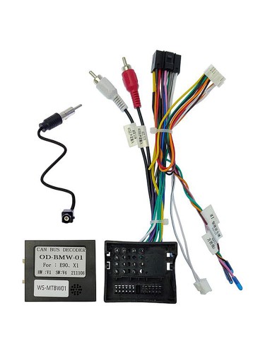Комплект проводов для установки в BMW E90 (основной, CAN) (WS-MTBW01)