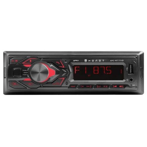 Магнитола (головное устройство) 1Din УРАЛ МОЛОТ АРС-МТ 111К