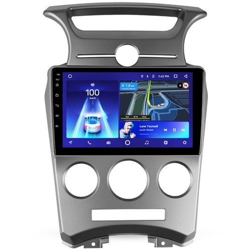 Штатная магнитола Teyes X1 Wi-Fi + 4G Kia Carens UN 2006-2012 9" (2+32Gb) (F1) авто с кондиционером