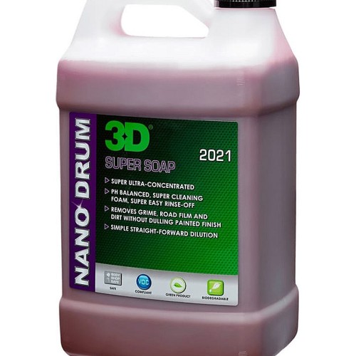 3D Super Soap - Ph-сбалансированный шампунь автоматической и ручной моек 1.89л