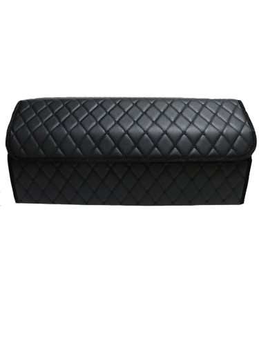 Сумка-органайзер в багажник авто 70*30*35см (фигурный ромб-черный/черный/черный)