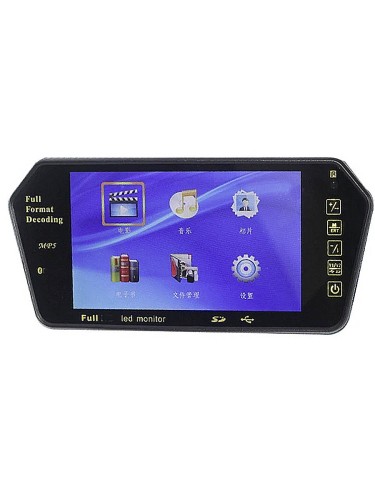 Зеркало заднего вида с монитором 7" Bluetooth touch screen