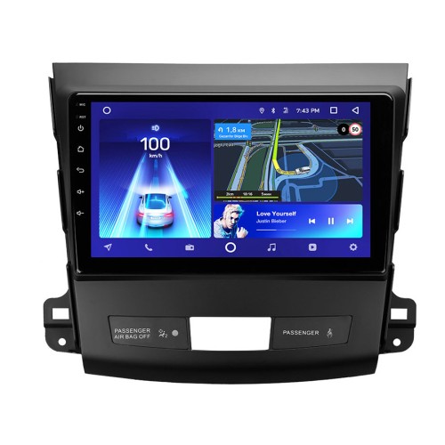 Штатная магнитола Teyes CC3L Mitsubishi Outlander 2 2005-2013 / Citroen C-Crosser 2007-2013 / Peugeot 4007 CW0W 2007-2012 9" (Вариант A)