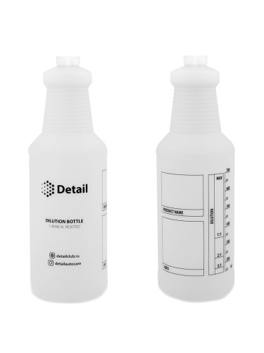 DETAIL - бутылка с печатью для разведения и работы с кислотными и щелочными составами 1л