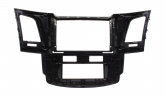 Рамка для установки в Toyota Hilux, Fortuner 2005-2008 9" дисплея (авто с климат-контролем)