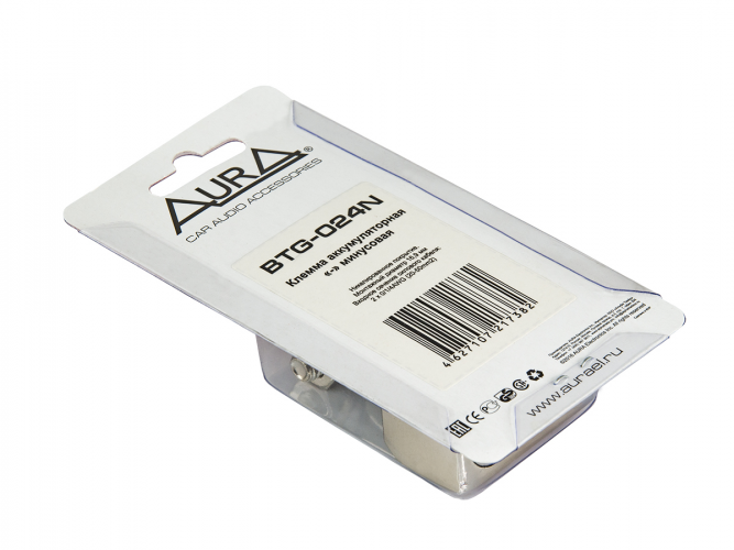 Клемма для аккумулятора, Aura BTG-024N, "минус" (1 шт)