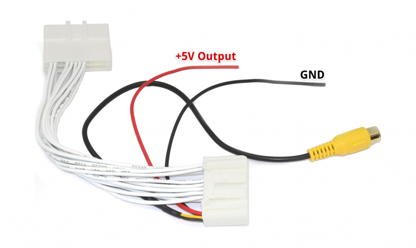 BC5 адаптер подключения новой видеокамеры на штатную магнитолу Mazda