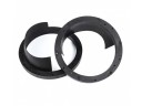 Кольца-адаптеры универсальные пластик с козырьком (S) 6,5" (16,5см) (пара)