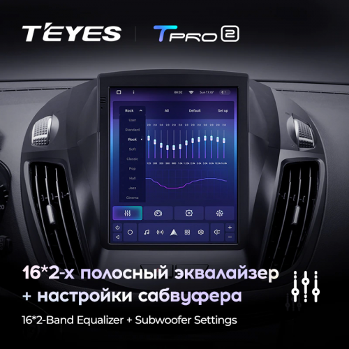 Штатная магнитола Teyes TPRO 2 Ford Kuga 2 Escape 3 DS 2012-2019