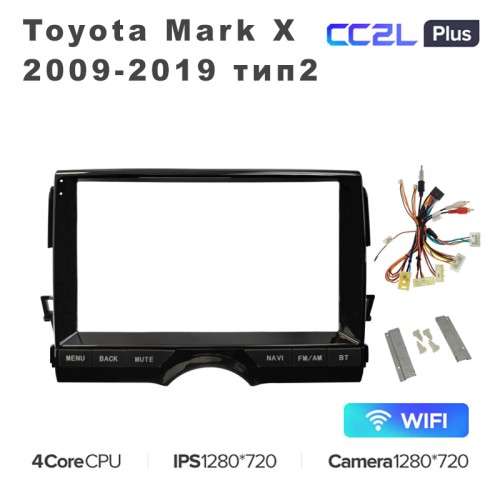 Штатная магнитола Teyes CC2L Plus 10" для Toyota Mark X 2009-2019 тип2