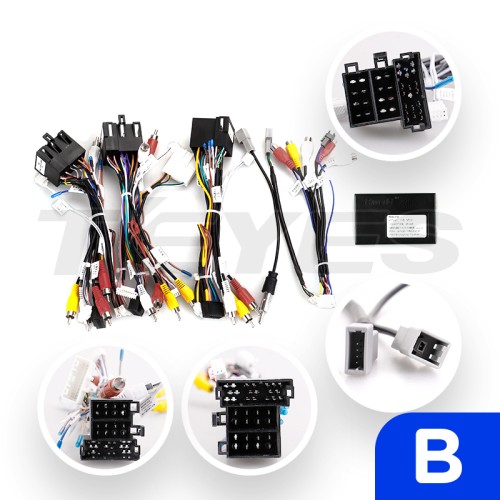 Установочный комплект Teyes для Kia Sorento 2 XM 2009-2012 10" (Вариант B) авто с усилителем и камерой заднего вида