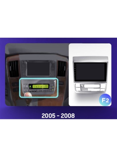 Установочный комплект Teyes для Toyota Alphard H10 2005-2008 9" (F2)