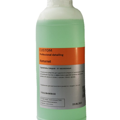 Custom &quot;Komarnet&quot; - очиститель для удаления следов от насекомых 1л