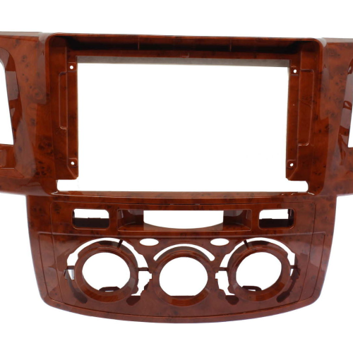 Рамка для установки в Toyota Hilux, Fortuner 2005-2008 9&quot; дисплея (авто с кондиционером) Орех