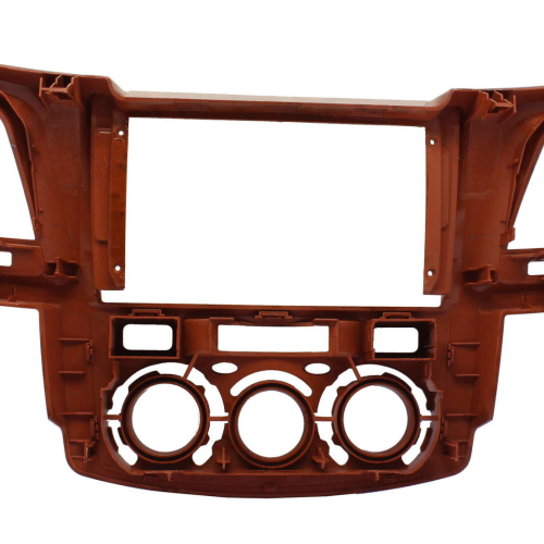 Рамка для установки в Toyota Hilux, Fortuner 2005-2008 9&quot; дисплея (авто с кондиционером) Орех