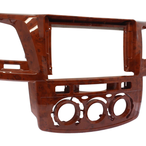 Рамка для установки в Toyota Hilux, Fortuner 2005-2008 9&quot; дисплея (авто с кондиционером) Орех