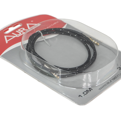 Кабель AUX AuRa RCA-J11B 1м