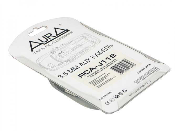 Кабель AUX AuRa RCA-J11B 1м