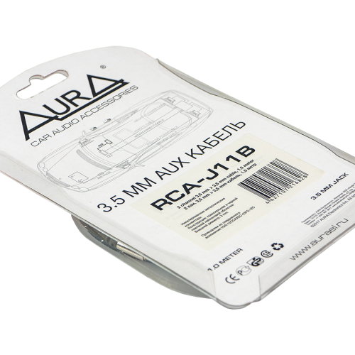 Кабель AUX AuRa RCA-J11B 1м