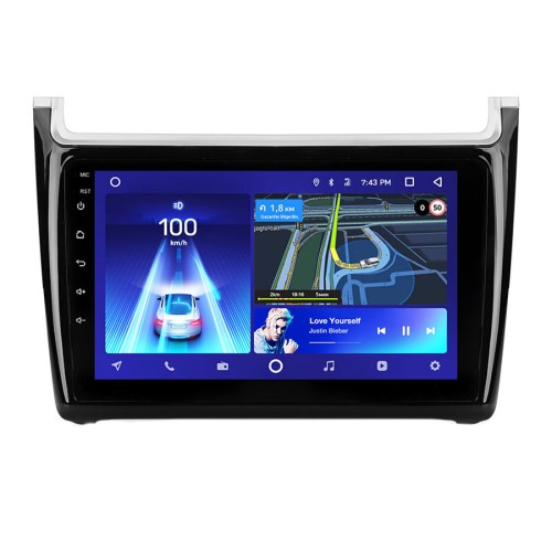 Штатная магнитола Teyes X1 Wi-Fi + 4G Volkswagen Polo 5 2008-2020 9" (F1) (2+32Gb)