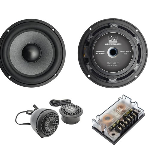Wide Media OS6.2 2-х полосная компонентная акустика 6,5" (16,5см) (пара)