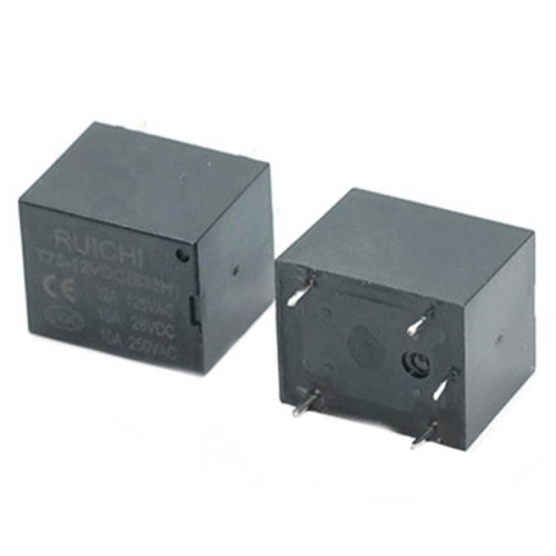 Реле 5-контактное Ruichi T73 12VDC (833H)