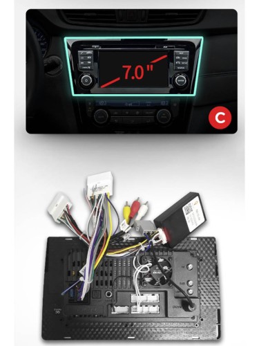 Штатная магнитола Teyes CC2 Plus Nissan X-Trail / Qashqai 3 T32 (Automatic air conditioning) 2013-2022 (F2) 10.2" (Вариант C) авто с обзором 360