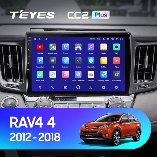 Штатная магнитола Teyes CC2 Plus Toyota RAV4 4 XA40 5 XA50 2012-2018