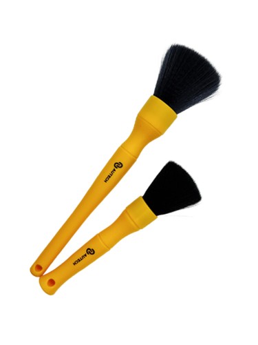 AuTech - кисточки для ухода за салоном автомобиля с синтетическим ворсом (2шт)